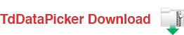 TdDataPicker ダウンロード