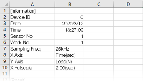 Files are saved in CSV format.