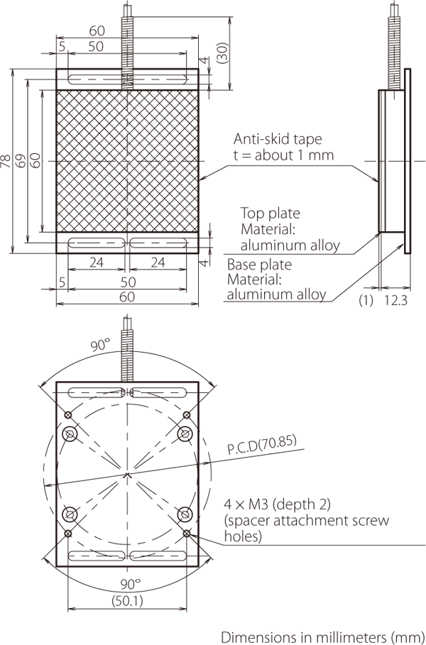 TC-PF2(T)☐☐N/kN-G Outline Dimensions
