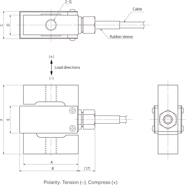TU-BR☐☐N/KN-G Outline Dimensions