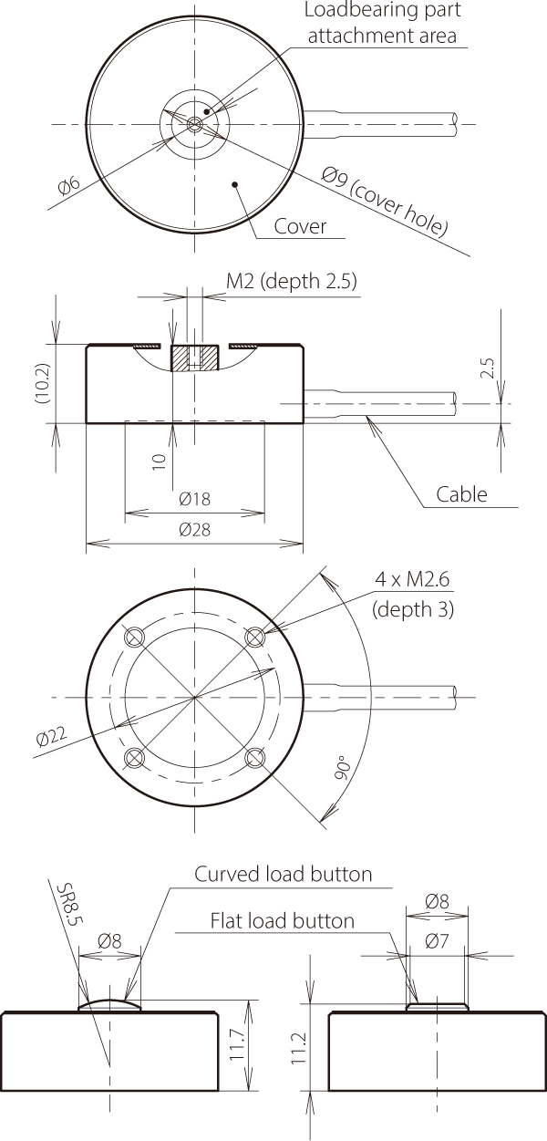 TU-FSRSP2(T)☐☐N-G3 Outline Dimensions