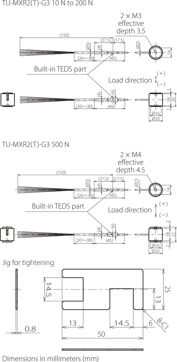 TU-MXR2(T)☐☐N-G3 Outline Dimensions