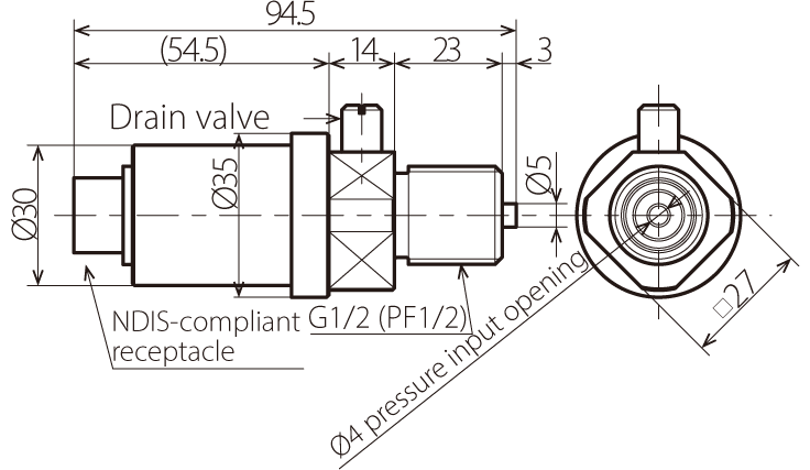 100MPa TP-AR(T) Outline Dimensions
