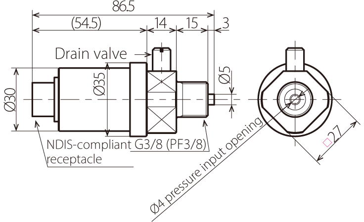 20MPa～50MPa TP-AR(T) Outline Dimensions