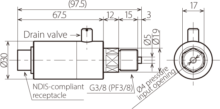 500kPa～10MPa TP-AR(T) Outline Dimensions